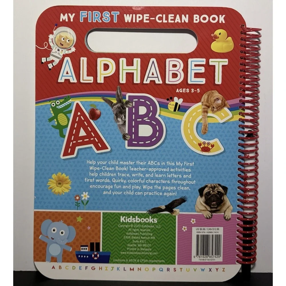 My First Wipe-Clean: Alphabet-Teacher-Approved Activities to Help Kids Trace ABC